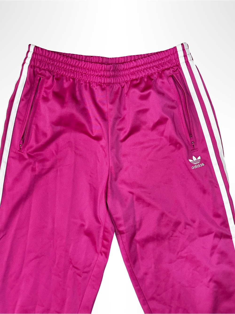 adidas  tack suit Hot Pink Three-Stripe Track Jacket & Pants - Picture 8 of 9